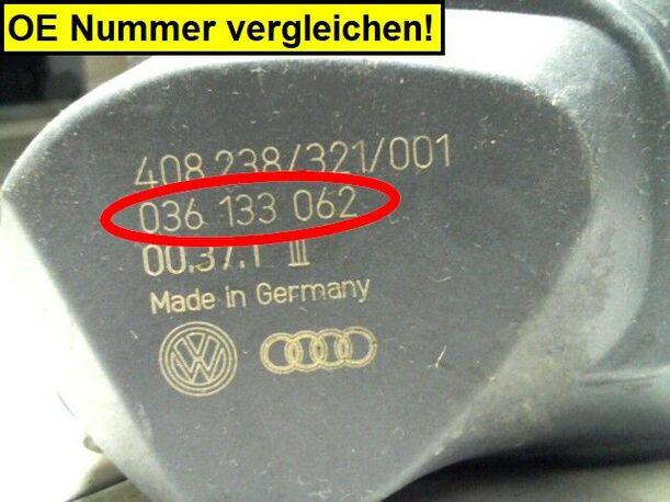 Foto: DROSSELKLAPPENSTUTZEN eines VW Golf 1.4