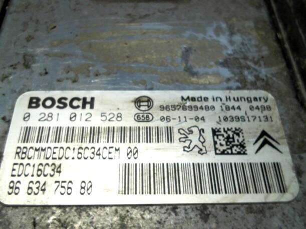 Foto: EINSPRITZSTEUERGERÄT eines Peugeot 206 HDi eco 70