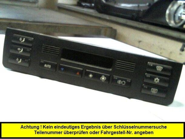 Foto: HEIZUNGSBETÄTIGUNG eines BMW 320d touring