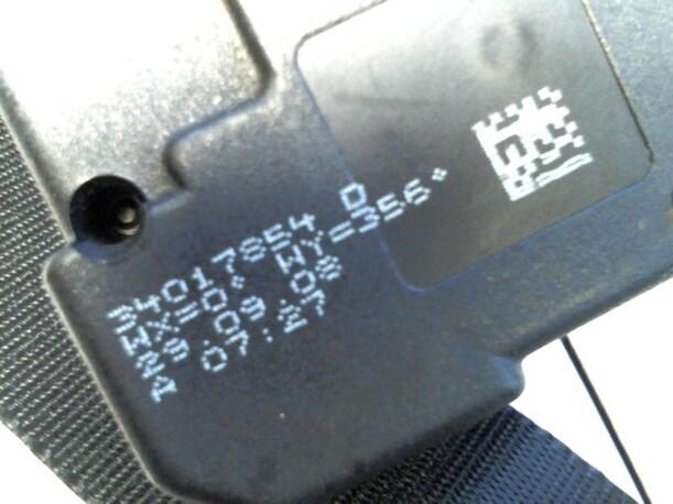 Foto: SICHERHEITSGURT VORNE RECHTS (4/5-TÜRER) eines Ford Focus Turnier 1.6 TDCi DPF