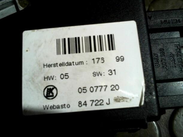 Foto: MOTOR SCHIEBEDACH eines Rover 75 2.0 V6