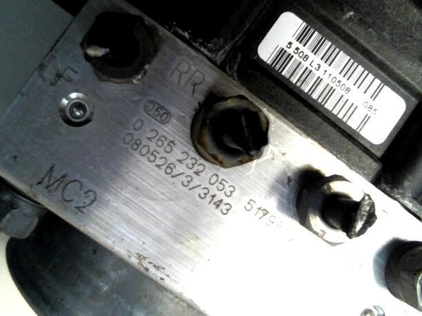 Foto: HAUPTBREMSAGGREGAT ABS eines Fiat Grande Punto 1.4 8V Dualogic