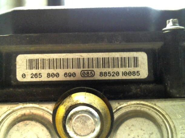 Foto: HAUPTBREMSAGGREGAT ABS eines Fiat Grande Punto 1.4 8V Dualogic