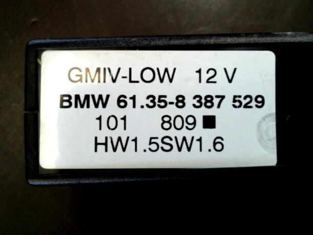 Foto: GRUNDMODUL IV eines BMW 316i compact
