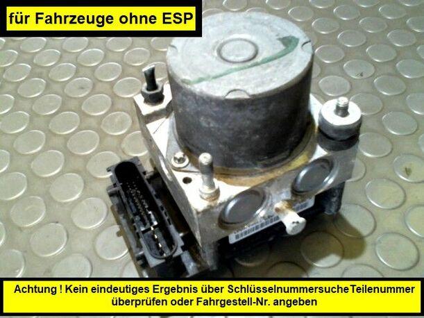 Foto: HAUPTBREMSAGGREGAT ABS eines Nissan Micra 1.2