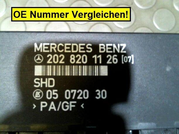 Foto: STEUERGERÄT SCHIEBEDACH eines Mercedes-Benz C 180