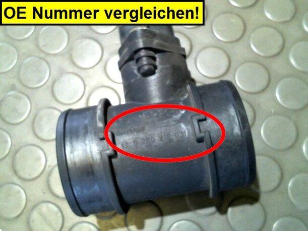 Foto: LUFTMASSENMESSER BOSCH eines Opel Agila 1.0 12 V LS