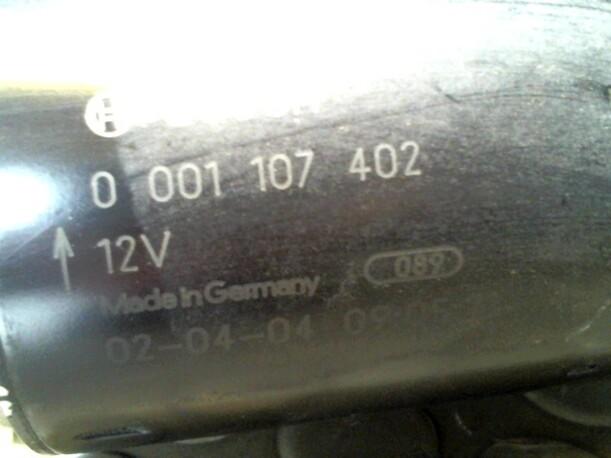 Foto: ANLASSER / STARTER BOSCH eines Opel Corsa 1.0 12V LS