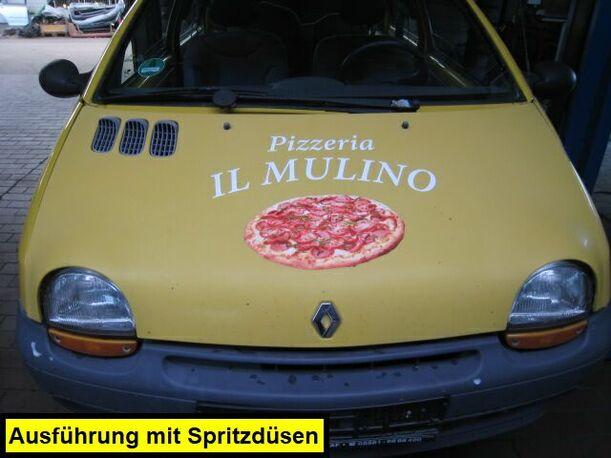 Foto: MOTORHAUBE eines Renault Twingo 1.3 CS