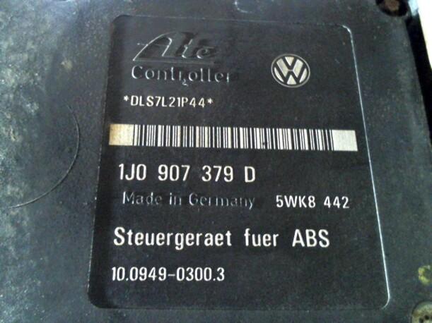 Foto: HAUPTBREMSAGGREGAT ABS eines Seat Ibiza 1.4 MPI Club
