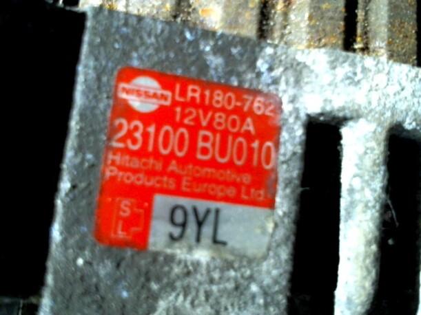 Foto: LICHTMASCHINE eines Nissan Almera 1.5 Club