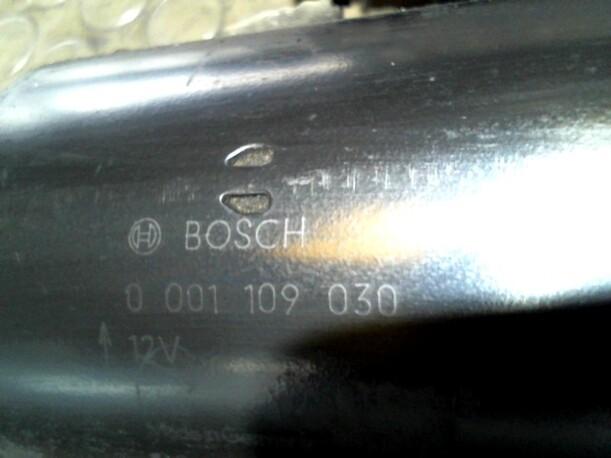 Foto: ANLASSER / STARTER BOSCH eines Fiat Punto 1.9 JTD Club