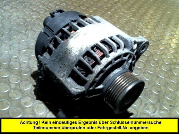 Foto: LICHTMASCHINE eines Fiat Punto 1.9 JTD Club