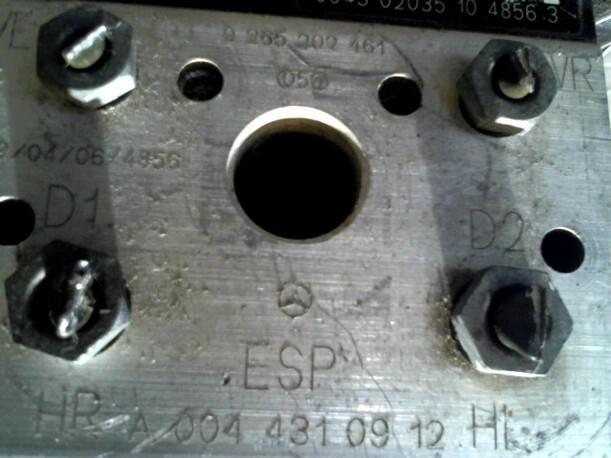 Foto: HAUPTBREMSAGGREGAT ABS/ESP eines Mercedes-Benz A 170 CDI Club