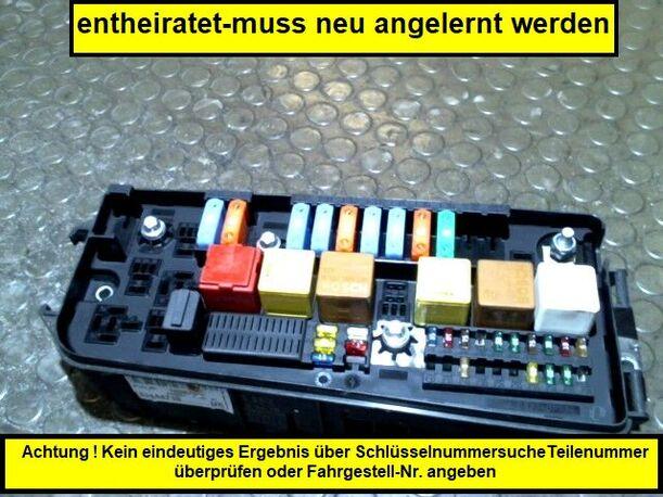Foto: SICHERUNGSKASTEN eines Opel Signum 3.0 V6 CDTI Club