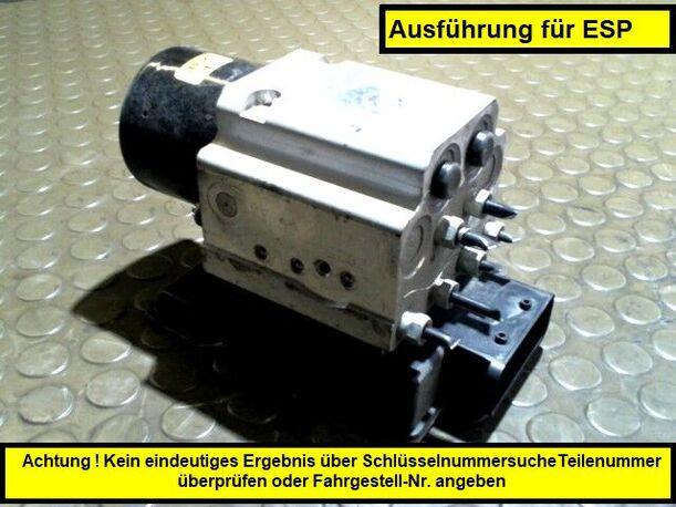 Foto: HAUPTBREMSAGGREGAT ABS eines Opel Signum 2.2 Club