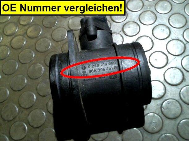 Foto: LUFTMASSENMESSER eines Seat Leon 1.8 20V