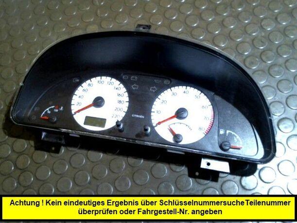 Foto: TACHOEINHEIT eines Citroen Xsara Coupe 1.6 16V