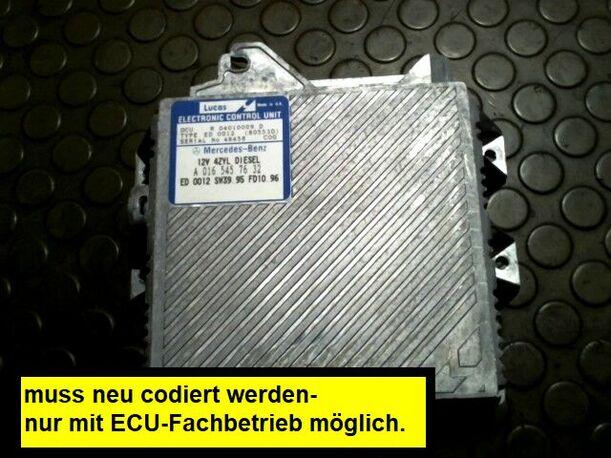 Foto: STEUERGERÄT EINSPRITZUNG eines Mercedes-Benz E 220 D