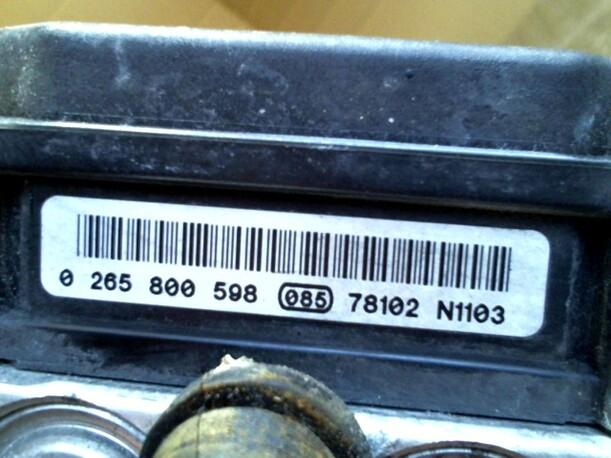 Foto: HAUPTBREMSAGGREGAT ABS eines Fiat Grande Punto 1.4 16V