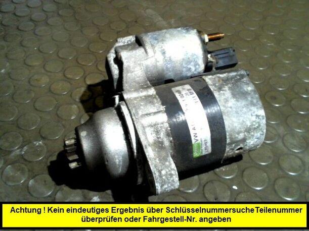 Foto: ANLASSER / STARTER VALEO eines VW Polo 1.4