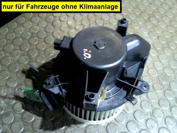 Foto: HEIZUNGSGEBLÄSE eines Fiat Punto 1.2