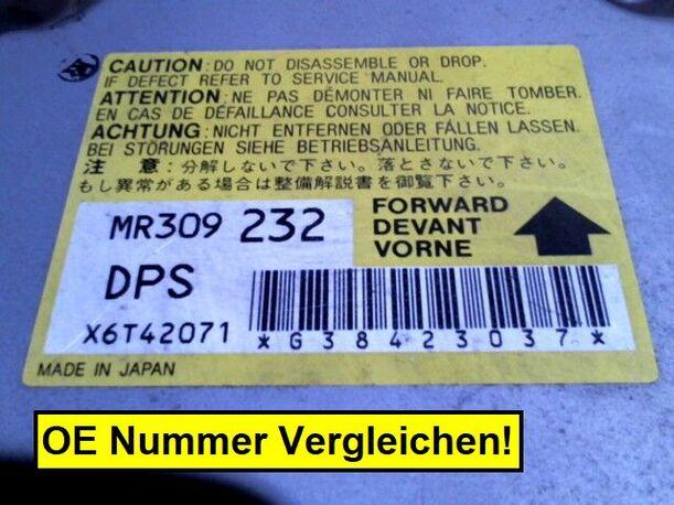 Foto: STEUERGERÄT AIRBAG eines Mitsubishi Galant 2500 V6-24