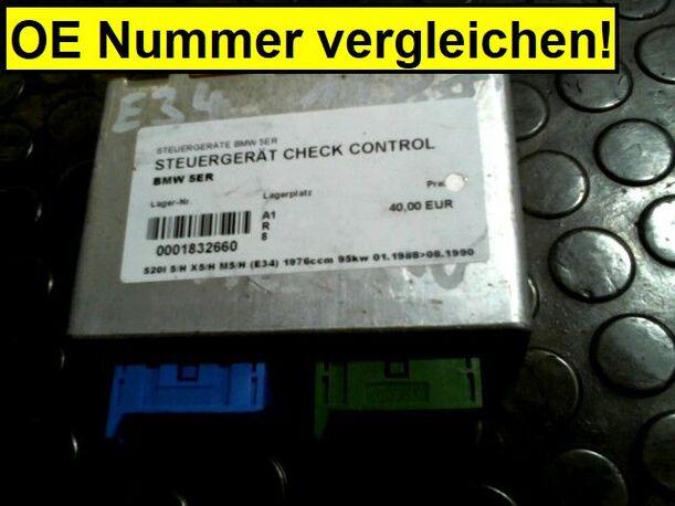 Foto: STEUERGERÄT CHECK CONTROL eines BMW 520i