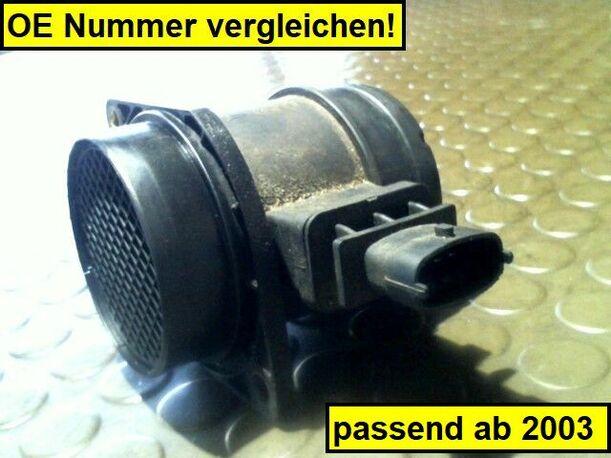 Foto: LUFTMASSENMESSER BOSCH eines Alfa Romeo 147 1.9 JTD
