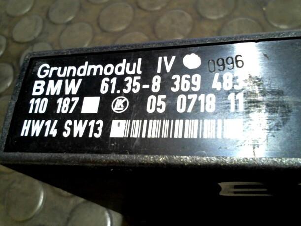 Foto: GRUNDMODUL eines BMW 316i