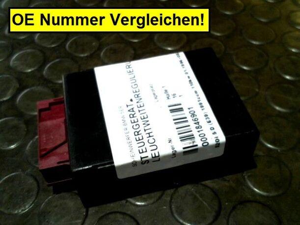 Foto: STEUERGERÄT LEUCHTWEITENREGULIERUNG eines BMW 520i
