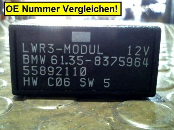 Foto: STEUERGERÄT LEUCHTWEITENREGULIERUNG eines BMW 520i