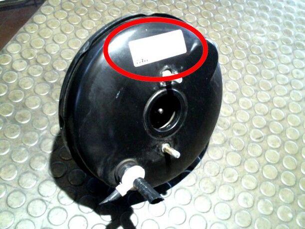 Foto: BREMSKRAFTVERSTÄRKER eines Mercedes-Benz A 190