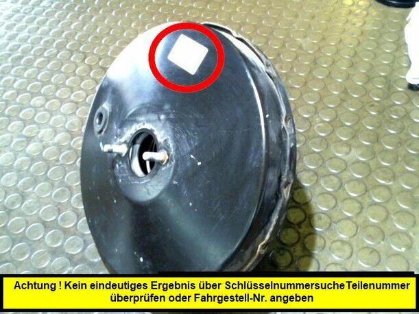 Foto: BREMSKRAFTVERSTÄRKER eines Citroen Xsara Picasso 1.8i CD