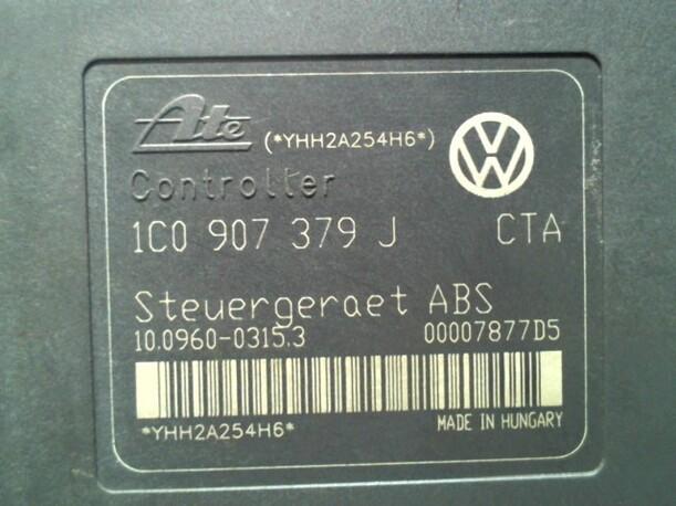 Foto: HAUPTBREMSAGGREGAT ABS eines Seat Leon 1.6 16V