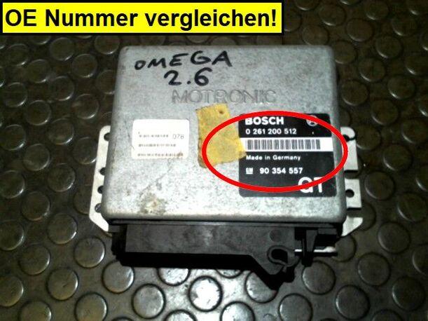 Foto: STEUERGERÄT EINSPRITZUNG eines Opel Omega CD