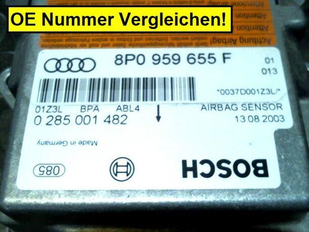 Foto: STEUERGERÄT AIRBAG eines Audi A3 1.6 CD