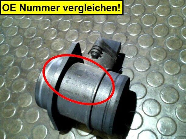Foto: LUFTMASSENMESSER BOSCH eines VW Caddy 1.9 TDI CD