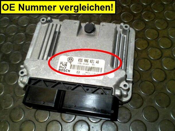 Foto: STEUERGERÄT DIESELEINSPRITZUNG eines VW Caddy 1.9 TDI CD