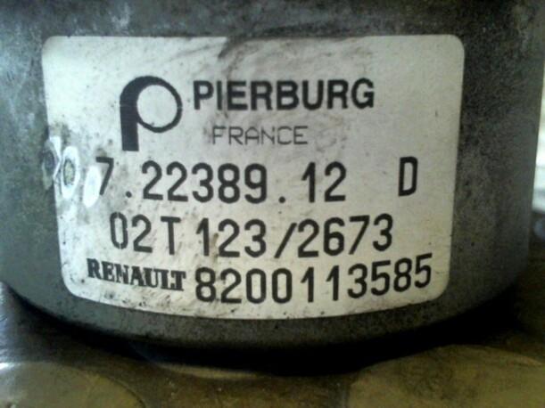 Foto: VAKUUMPUMPE eines Renault Clio 1.5 dCi CD