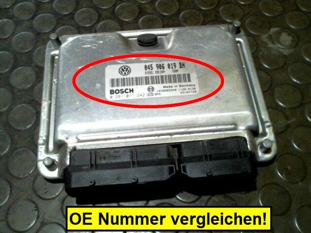 Foto: STEUERGERÄT EINSPRITZUNG eines VW Polo 1.4 TDI CD