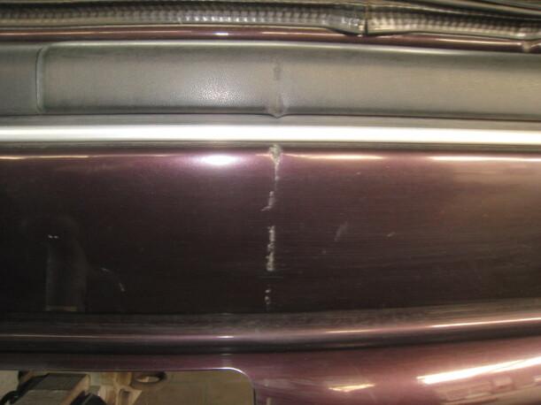 Foto: STOßSTANGE / STOSSFÄNGER HINTEN eines Opel Vectra CD