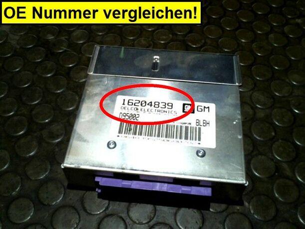 Foto: STEUERGERÄT EINSPRITZUNG eines Opel Vectra CD