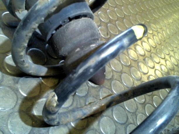 Foto: HINTERFEDER RECHTS eines Fiat Punto 1.2 CD