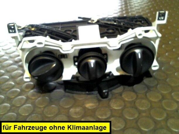 Foto: HEIZUNGSBETÄTIGUNG eines Fiat Punto 1.2 CD