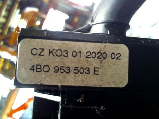 Foto: SCHEIBENWISCHERSCHALTER eines Audi A6 1.8 T CD