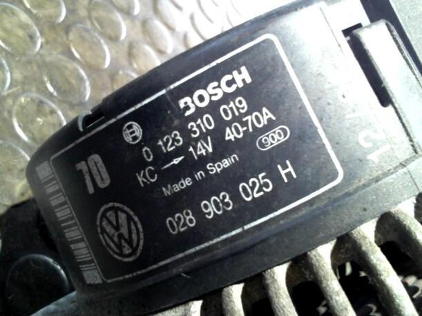 Foto: LICHTMASCHINE BOSCH eines VW Polo 45