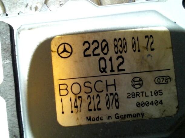 Foto: STEUERGERÄT SCHADGASSENSOR eines Mercedes-Benz C 320