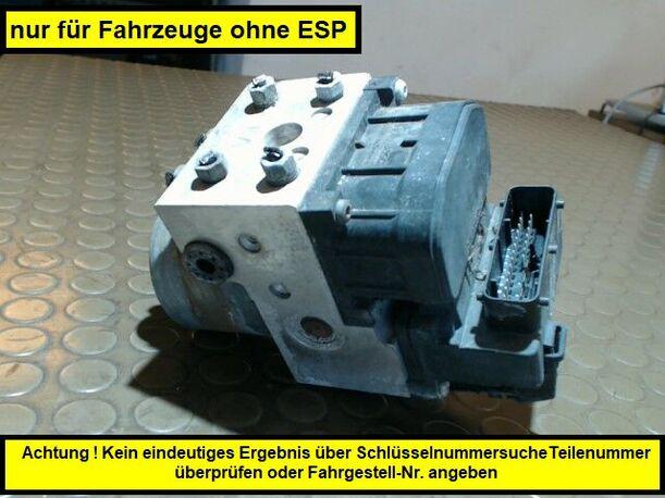 Foto: HAUPTBREMSAGGREGAT ABS eines Opel Meriva 1.6 16V CD