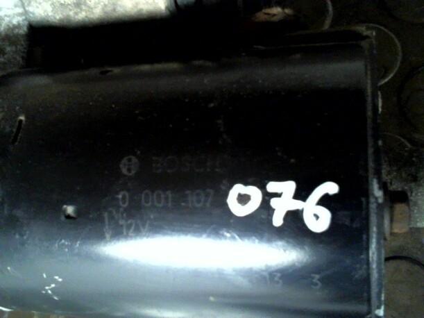 Foto: ANLASSER / STARTER  BOSCH eines Volvo V40 1.6